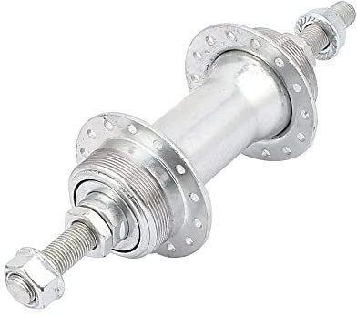 A ABSOPRO Trasero Rueda Buje Bicicleta Ciclismo 28 Agujeros Disco Plateado Tono