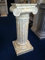 Säule Mäander Style Beistelltisch Dekosäule 85cm Griechische Antik Retro Rokoko Säule Barock Blumenständer Podest Handbemalt