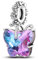 CYCUFF Sterling Silber Charms 925 für Europäische Armband & Halsketten Anhänger Perlen Schmuck Geschenk für Frauen Familie Freunde (Schmetterling Charm)
