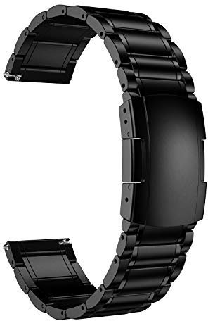 HOUCY Smart Watch Lega di Titanio+Bracciale In Acciaio Inox Per Garmin Venu 2 Vivoactive 4 Banda Cinghie Da Polso Per Garmin Fenix Chronos, For Forerunner 745, agata