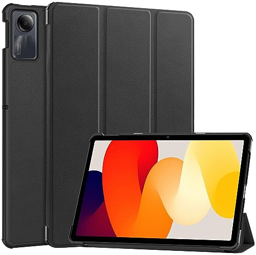 Fitudoos Cover Compatibile con Redmi Pad SE 11 Pollici 2023,Ultra Sottile Leggero Copertura Intelligente, con Funzione di Supporto,Sospensione/riattivazione automatica,Nero.