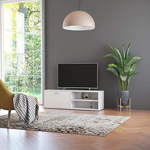 Mobiletto TV console multimediale mobile tv soggiorno mobiletto porta tv Mobile Porta TV Bianco 120x34x37 cm in Legno Multistrato Adatto per ufficio, soggiorno