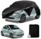 MaxAwe Autoabdeckung Wasserdicht für FIAT 2007–2023 500/500C/500E/Abarth 500, 210D Vollgarage Autoplane mit Reißverschluss Reflektierenden Winddichten Bänder, für Regenfest Staubfest UV-Schutz