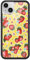 Wildflower Schutzhülle für Apple iPhone 14 Plus, kompatibel mit Apple iPhone 14 Plus, Rot, Erdbeere, Gelb, trendy, Obst, schützender schwarzer Stoßfänger, 122 cm Falltest-zertifiziert, kleines