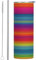 Botella de acero inoxidable aislada al vacío con diseño de arco iris, doble pared, taza térmica para café y viaje, 20 onzas