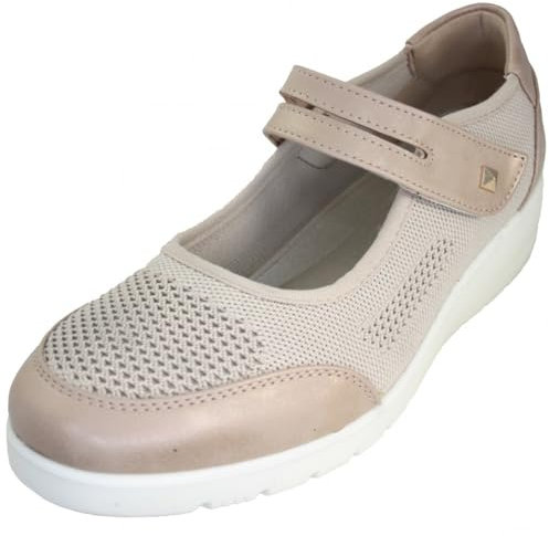 Doctor Cutillas Mercedita 40102 Rejilla de la Talla 36 en Color Platino