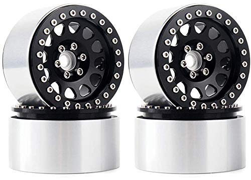 TIANHEY Suading 4Pcs 1/10 Rc Crawler Aluminium 2.2 Beadlock-Felgen Für Axial Scx10 Capra Wraith 90018 Trx4-6, C, Sicher Und Komfortabel