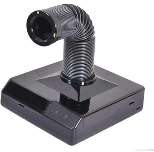 Pro Nail Dust Collector Machine - Powerful Nail Vacuum Dust Collector with 3 LED Light for Acrylic Nails Polishing - Low Noise, Strong Suction