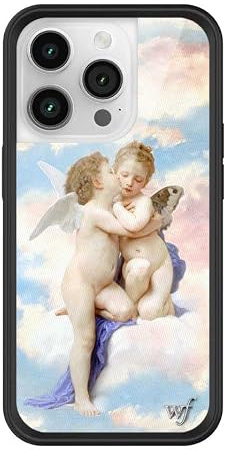 Wildflower Schutzhüllen – kompatibel mit iPhone 14 Pro – Angels | Aufprallzertifizierte 2 m Fallschutzhülle, erhöhter Schutz, niedliches ästhetisches Design, kleines Unternehmen für Frauen