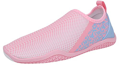Genérico Alpargatas Mujer Planas Zapatillas Mujer Casa Zapatillas de deporte para mujer, de verano, nuevo patrón, sencillo y de secado rápido, antideslizantes, para Sandals Women Sandalias (Pink, 42)