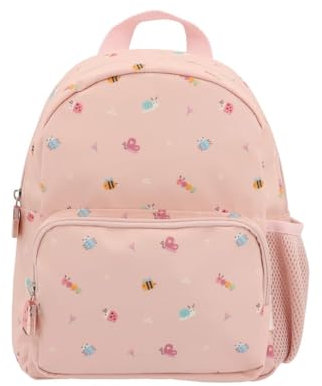 Tutete Schulrucksäcke für Kinder, gepolstert, klein, ideal für Kindergarten und Schule, 100% RPET mit sicherem Verschluss und funktionellen Taschen, wasserdicht | Bugs