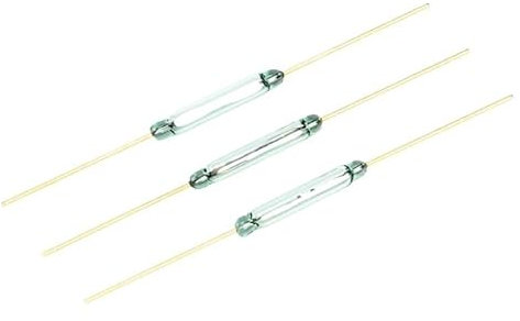 UYCUODLUY 50pcs N/O Reed Switch Magnetic Switch 2 * 14mm Normally Open Magnetic Induction Switch