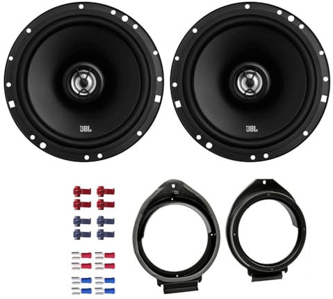 JBL Stage1 621F Lautsprecher mit Einbauset passend für Opel Adam ab 2013 Türen vorne 350W 165mm 2 Wege Koax
