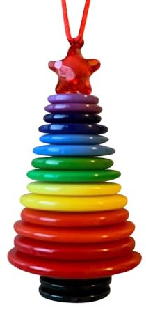 Gold Christmas Tree Ornaments - DIY Snowman Craft Kit with Sewing Supplies