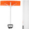 VEVOR Schneeschaufel Dach 64 cm, Einstellbereich 1,52 bis 6,4 m, Dachschneeräumer aus Aluminium und ABS Schaufel, Schneeschieber Schneeräumer Dachräumer mit Rutschfester Griff