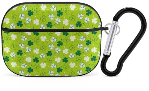 Buewutiry Kompatibel mit Airpods Pro 2. Generation Hülle – St Patrick's Day grüne Hülle kompatibel mit Airpods Pro Hülle, niedliche Hülle, kompatibel mit Airpods Pro 2 Hülle