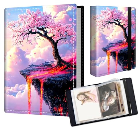 ETLKJVBL - 4x6 Photo Album, Family Wedding Photo Album, Personalized Cherry Tree Photo Album, Photo Albums for Holiday Memories