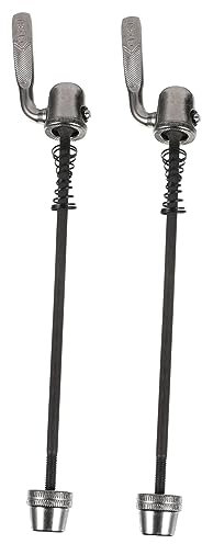 KOMBIUDA 2stücke Schnellspanner Für Trainer Rennrad Mountainbike Stahl Spieß Kompatibel Mit Meisten Fahrradtrainern Für Trainingsschutz