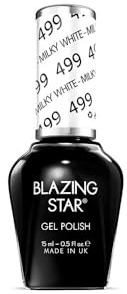 BlazingStar - 499 - Milky White - Soak Off Gel Nail Polish