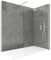 Mampara Ducha Fija - Mamparas de Ducha Fija con Cristal Templado 8 mm – Cristal Transparente con Tratamiento Antical - Perfilería Cromo Brillo – 100 cm (Ancho) x 200 cm (Alto)