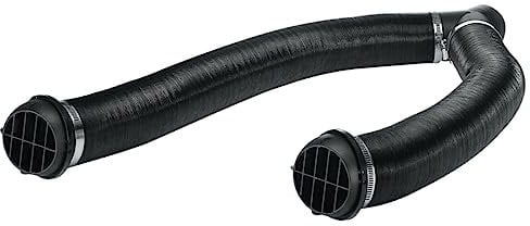 IMIKEYA 1Satz Heizluft Entlüftung Förmiges Auspuffrohr für Fahrzeuge Ersatzheizungsteil für Fahrzeugklimaanlagen Optimiert für Hohen Luftdurchfluss