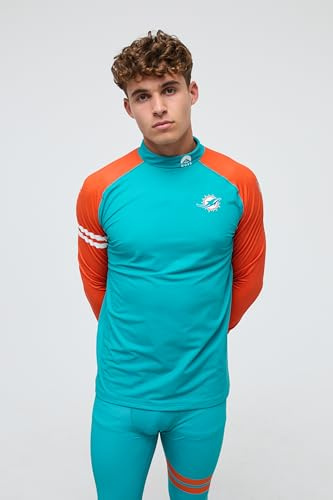 OOSC Men's Miami Dolphins - Oosc X NFL Baselayer Top Men's Baselayer Top