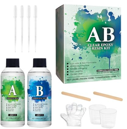 Dewireaey Colle À Bois Pour Meubles | Facile À Appliquer Et Adhérence Solide | Colle AB Pour Réparation Métallique,Pour Usage Domestique Hôtel Restaurant Appartement Entreprises