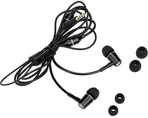 FC12 Anti-Stereo-Musik-Headset, Air Tube 3, 5 mm, In-Ear-Kopfhörer mit Mikrofon, Rauschunterdrückung, Leitungssteuerung für Handys, Desktop, Notebook, PC