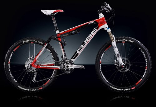 Mountainbike Cube AMS 125 RX 2010 White n Black n Red