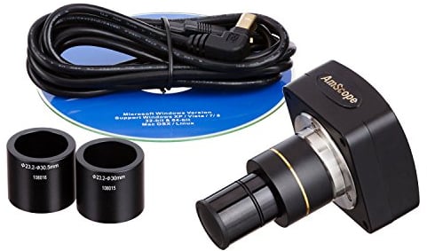 AmScope 3 MP Microscope USB 2.0 Logiciel Photo Numérique 3 MP