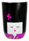 QDO 567229 Folklore Tasse Double-Paroi Kokeshi Porcelaine Noir 210 ml