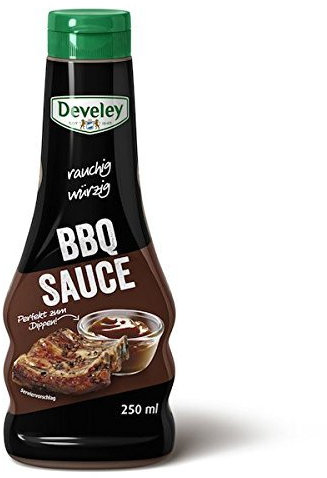 Develey – Barbecue Sauce – 1 x 250ml – Rauchig-fruchtig mit Ananassaft