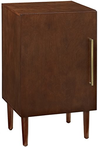 Crosley Furniture Everett Record Player Stand with Storage for Vinyl Records, Mahogany