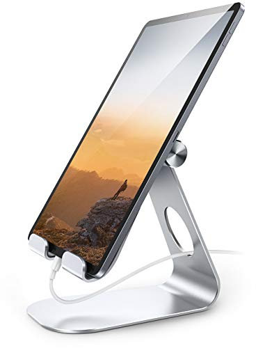 Lamicall Adjustable Stand for iPad and Tablet silver Silver