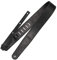 Richter Leder Nappa Black - Handgearbeiteter Gitarrengurt