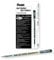 Pentel BN15-A BN15 Gel-Tintenroller für Textilien, Kugeldurchmesser 1,0 mm Strichstärke 0,5 mm, 12 Stück, schwarz