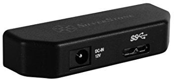 SilverStone SST-EP02 - Adaptador conversor USB 3.0 a SATA, Acepta HDD o SSD de 2,5” o 3,5”, negro