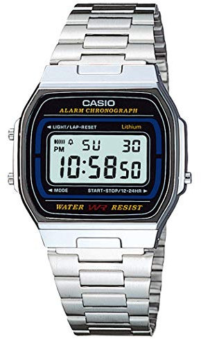 Casio Collection Herren-Armbanduhr Digital Quarz A164WA-1VES