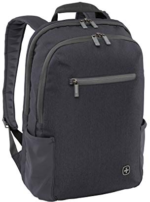 WENGER CityFriend Sac à Dos pour Ordinateur Portable 16 Pouces, Tablette Tactile 12 Pouces, 19 l, Femmes Hommes, Poche de Protection RFID, Affaires Uni École Voyages, Noir, 602809
