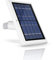 Wasserstein Solarpanel kompatibel mit Ring Spotlight Cam Plus/Pro/Battery und Ring Stick Up Cam Akku – inklusive Hohlstecker mit USB-C-Adapter – 2 W 5 V Aufladung (1er-Pack, weiß)