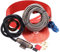 Jeemiter 8 Gauge Car Amp Wiring Kit - 3000W, 2 Channels, Surface Mount, AP0018-B, Vehicle Amplifier Wiring Kit