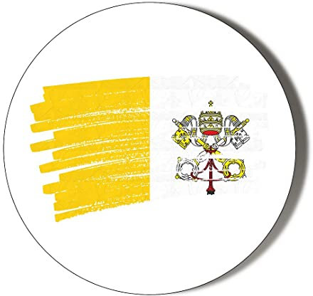 Sketchy Flag Design VATICAN CITY 38mm Round Fridge Magnet