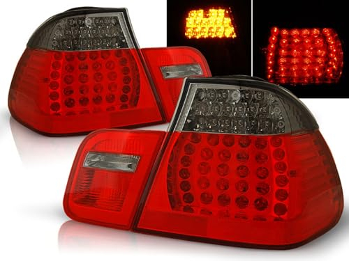 LED Rückleuchten Set für BMW E46 09.2001-03.2005 Limousine Set rot matt
