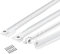 LouMaxx Rollschubführungen 500 mm | 2er Set (1 Paar) Schubladenschienen weiß | Schubladen Schienensystem mit Teilauszug | Leichtgängige Schienen Schublade in Cremeweiß