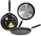 IBILI, Padella da crepes fusion, 26 cm, alluminio, antiaderente, adatta per i piani a induzione.