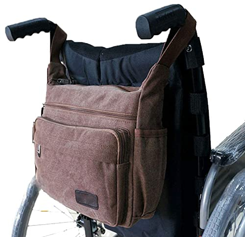 Outdoor-Rollstuhltasche Mobilitätshilfe, wasserdichter Universal-Rollstuhl-Rucksack-Anzug mit Mehreren Taschen für die meisten Rollstühle/Roller/Rollatoren