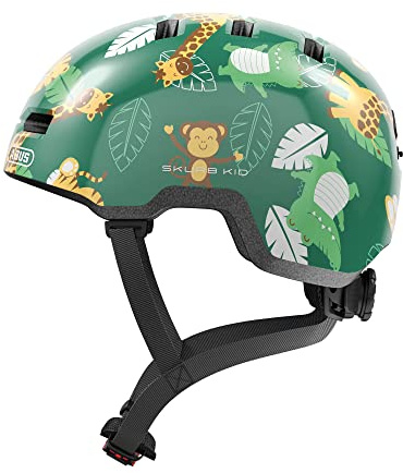 ABUS Kinderhelm Skurb Kid - robuster Fahrradhelm im Skater-Look mit Platz für einen Zopf und vielfältigen Designs - für Mädchen und Jungen