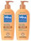 Mixa Intensif Peaux Sèches - Lait Corps Nourrissant Effet Soleil - Autobronzant - Hâle Doré Naturel Progressif et Uniforme - Peaux Mates - Hypoallergénique - Lot de 2, 250ml