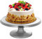 Holdfiturn Cake Turntable 12 Inch Cake Stand Turntable Cake Decorating Aluminium Alloy Cake Decorating Turntable Aluminium Alloy Rotating Cake Stand for Cake Decoration