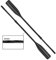 Flachblatt Ruder Teilbares Schaftsystem mitt Ruderhülsen (Größe wählen 1.85m) doppelpaddel paddel kajak stand up paddle sup leash zubehör pole grip aufblasbar personen paddles schwimmen schlauchboot